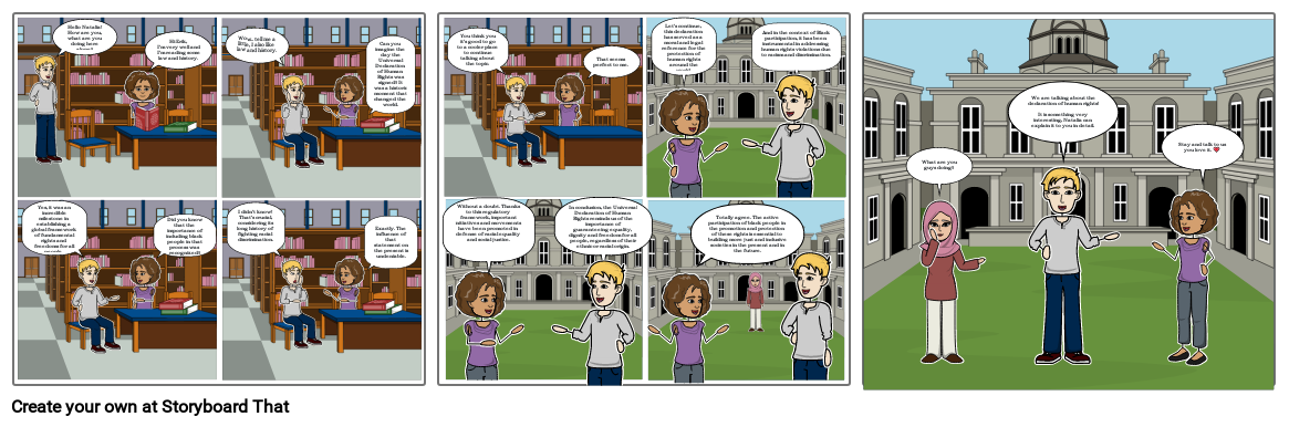 Universal Declaration of Human Rights Storyboard