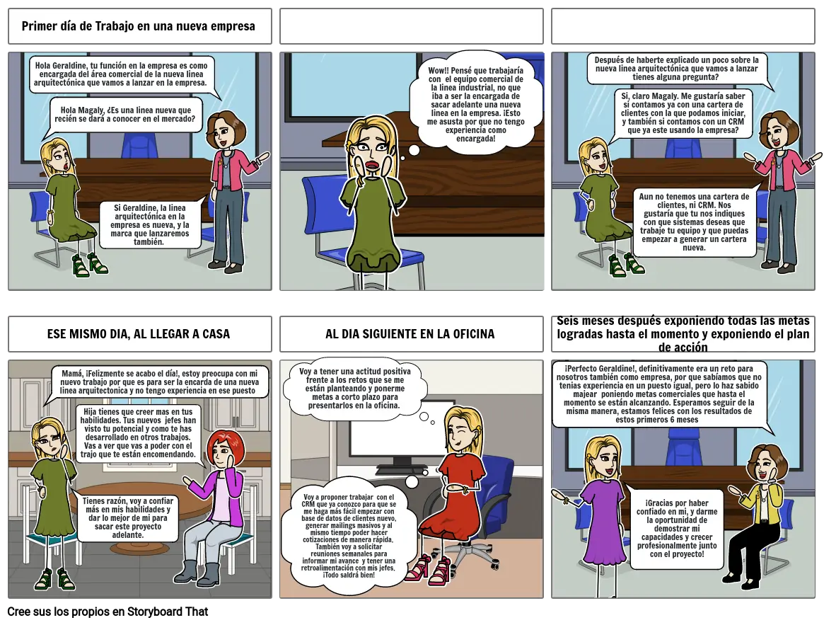 Mis competencias en un trabajo nuevo