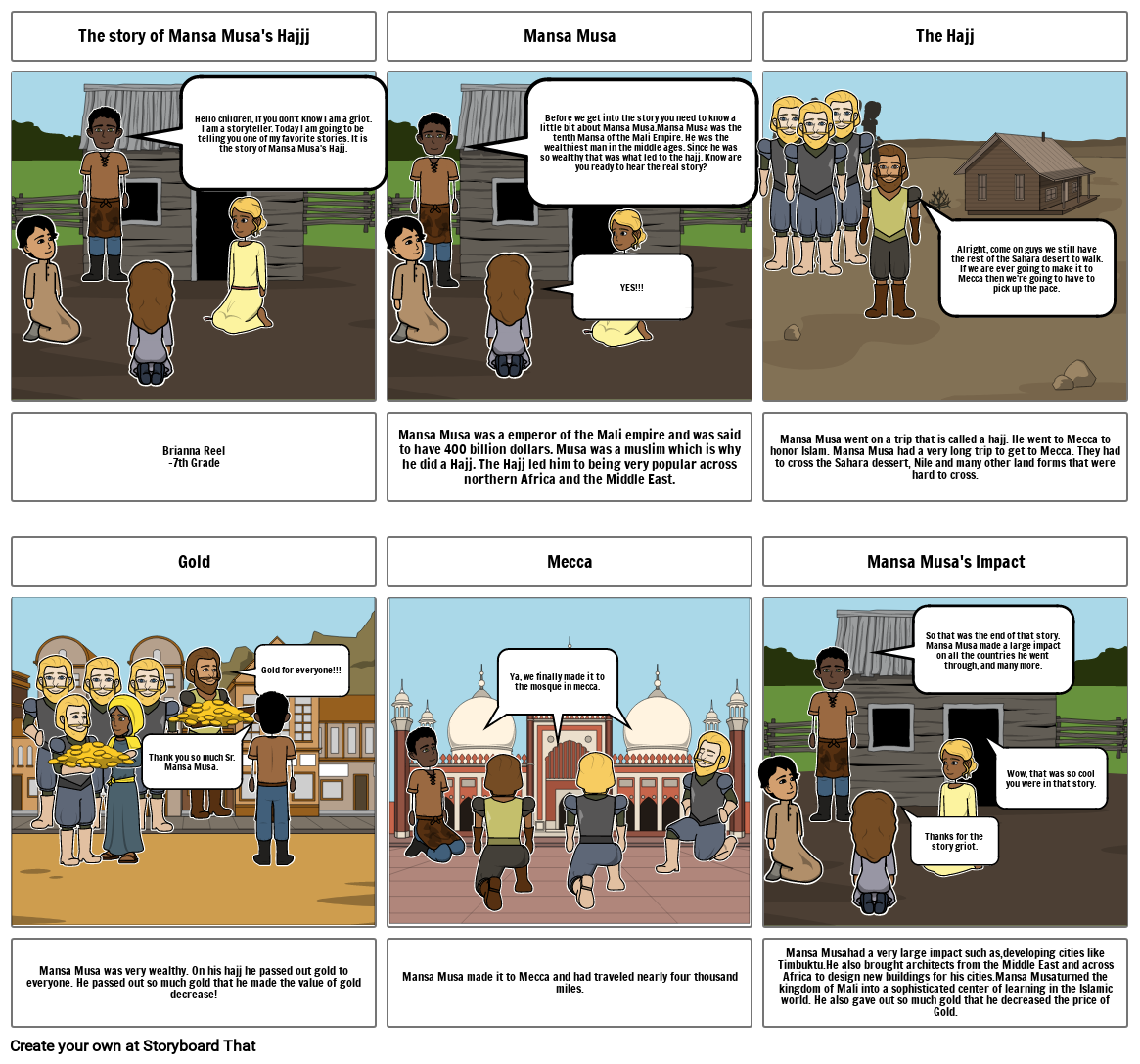 mansa musa Storyboard by a4a8dd16