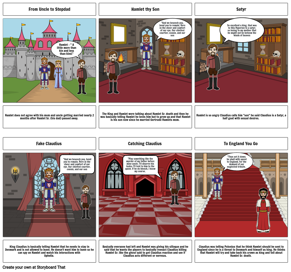 Hamlet Storyboard by a522ae3d