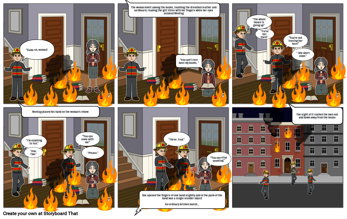 Fahrenheit 451 Storyboard By A52413ee