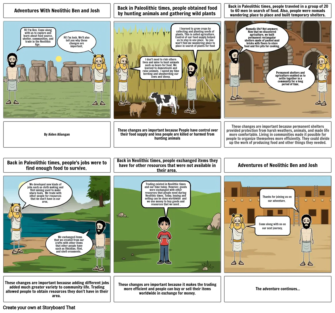 Neolithic Comic Storyboard af a5c5edfb