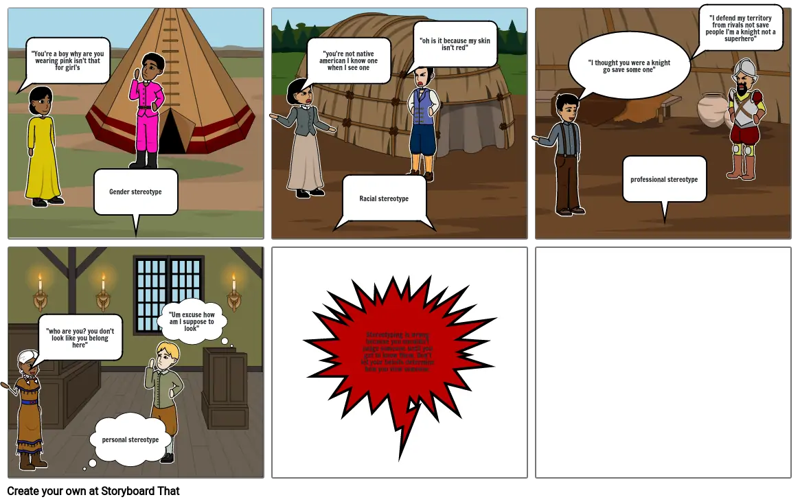 Native american storyboard