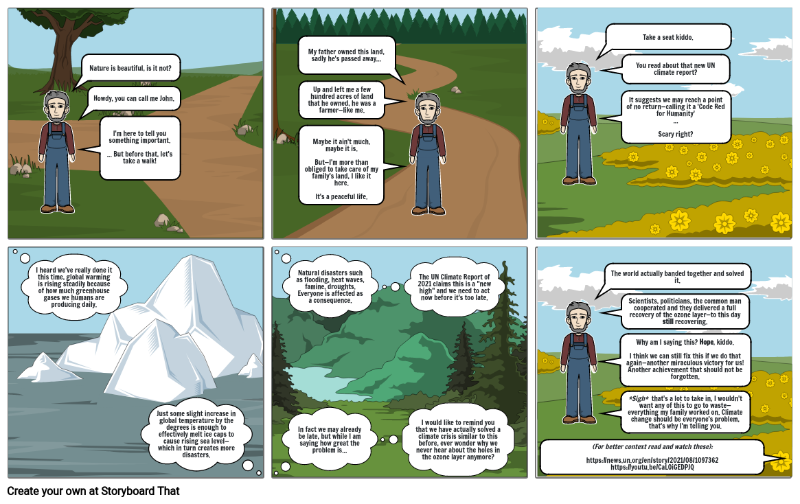 A Walk with Nature Storyboard par a66feea7