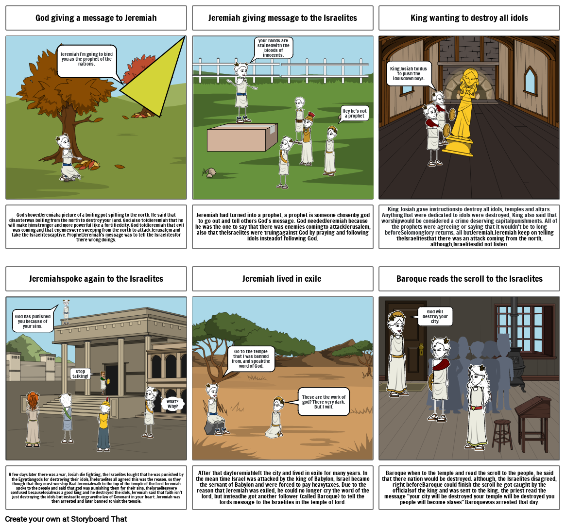 Josiah, Fall of Jerusalem and Jeremiah