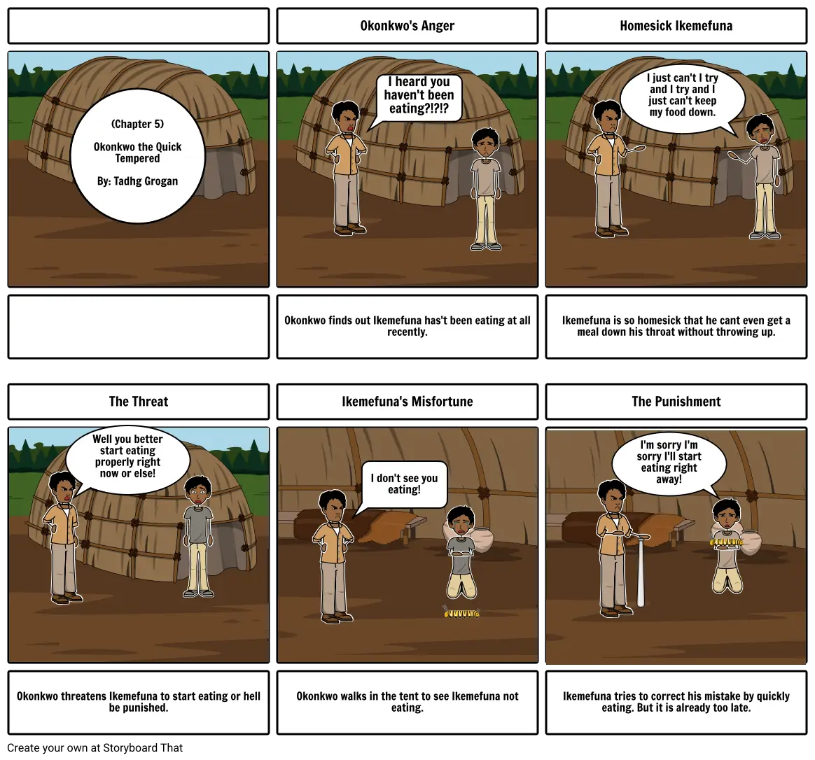 Okonkwo&#39;s Storyboard Analysis