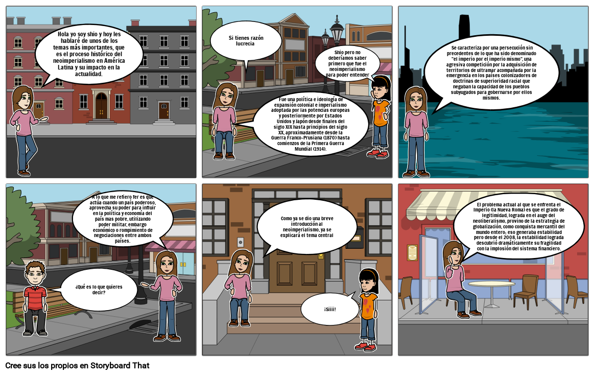 América Latina Storyboard por a6f61ddb