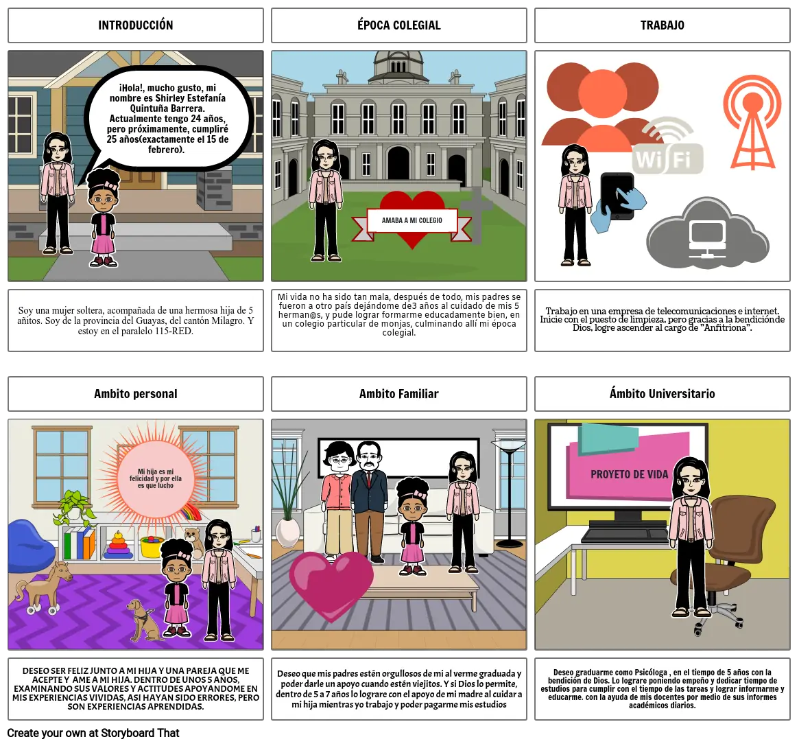 Mi Proyecto De Vida Storyboard Por A712e782 4665