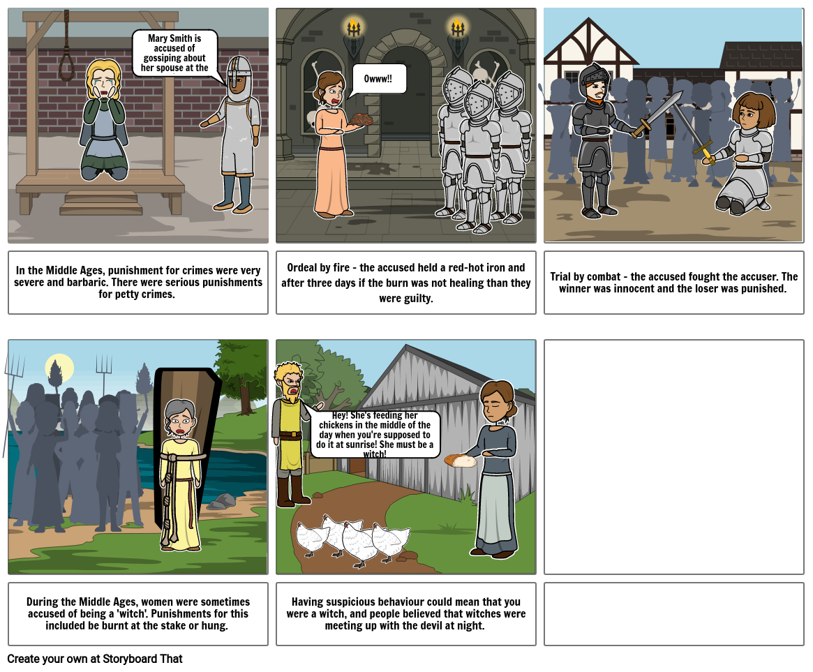 Crime, Punishment and WitchCraft Storyboard by a7c098b2