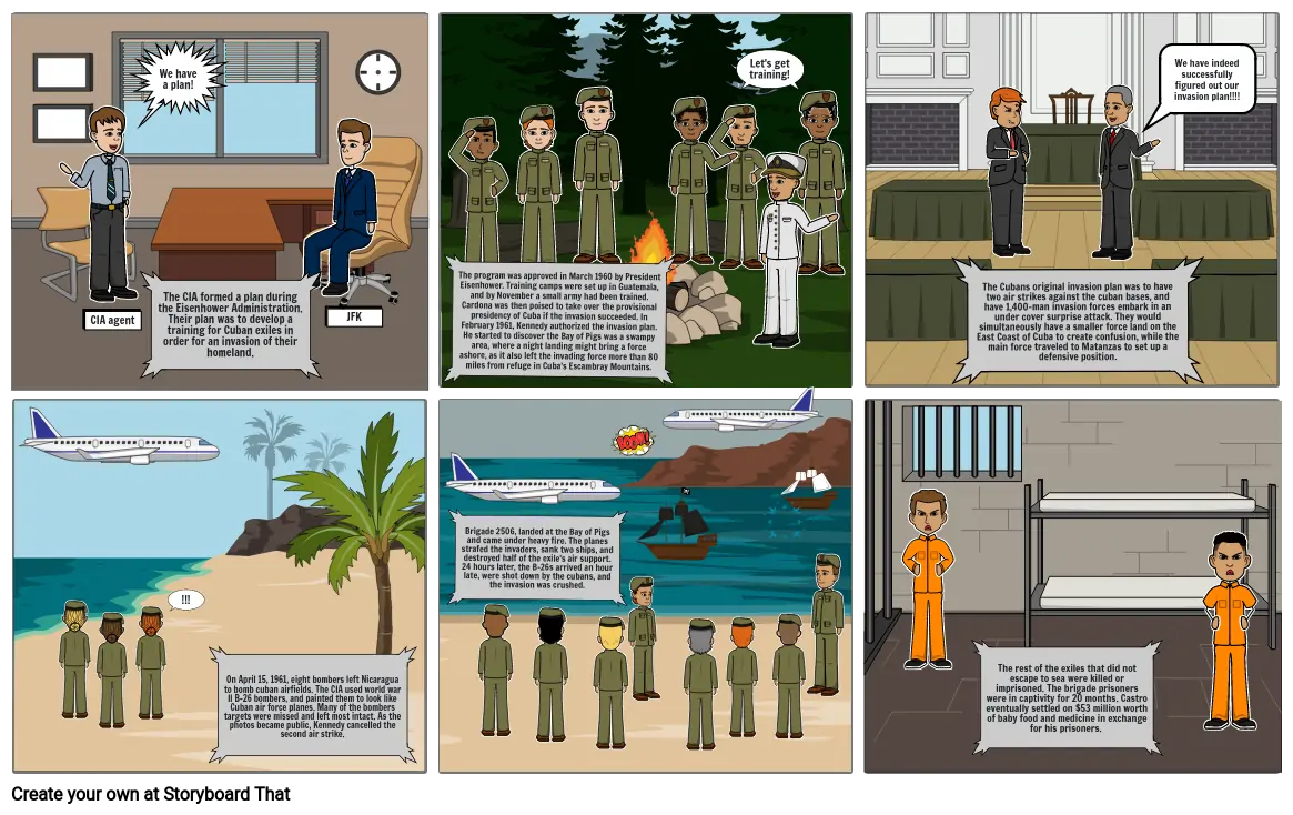 Bay Of Pigs Storyboard Por A8529cfb   Bay Of Pigs.webp