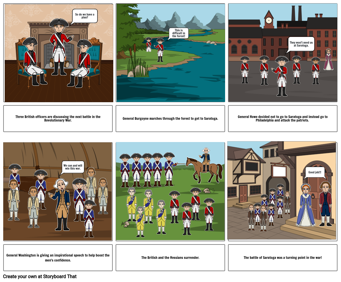 American Revolution Project Storyboard by a8618bb0