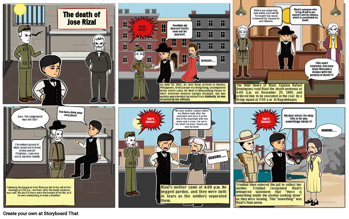 The death of Rizal