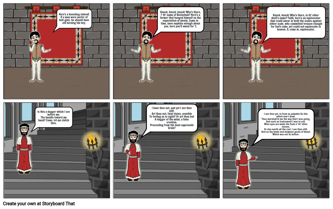 Macbeth comic strip