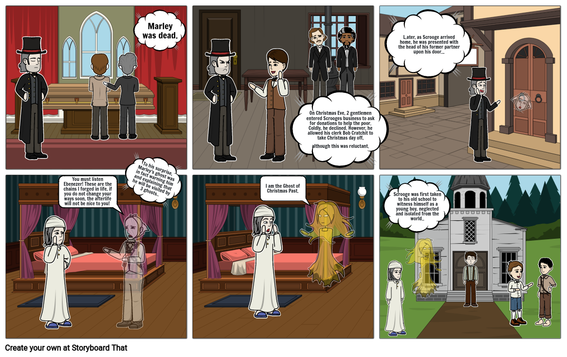 A Christmas Carol Storyboard by a89a7b6b