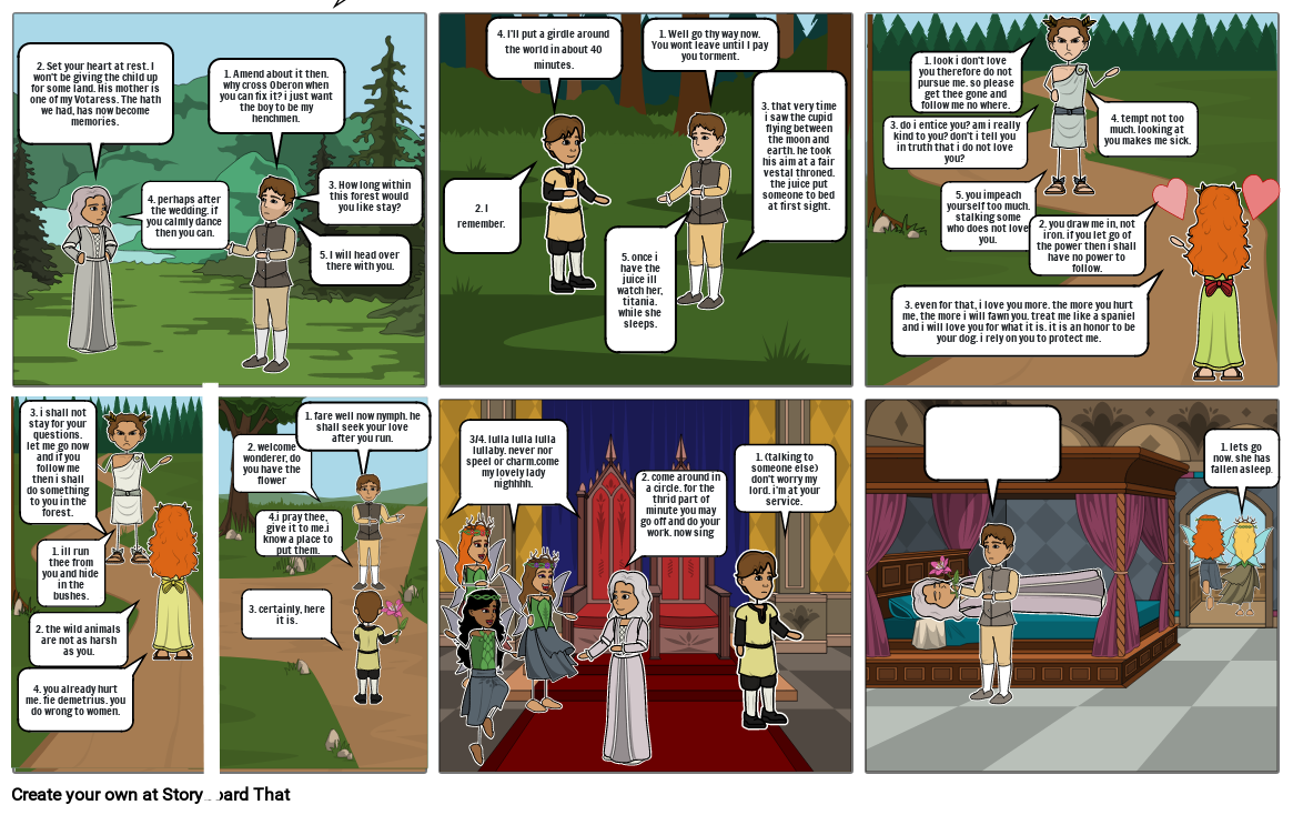 Shakespeare Storyboard by a9568fd0