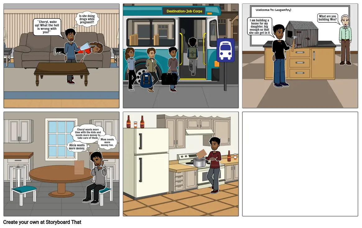 The Other Wes Moore Storyboard- Chapter 7 