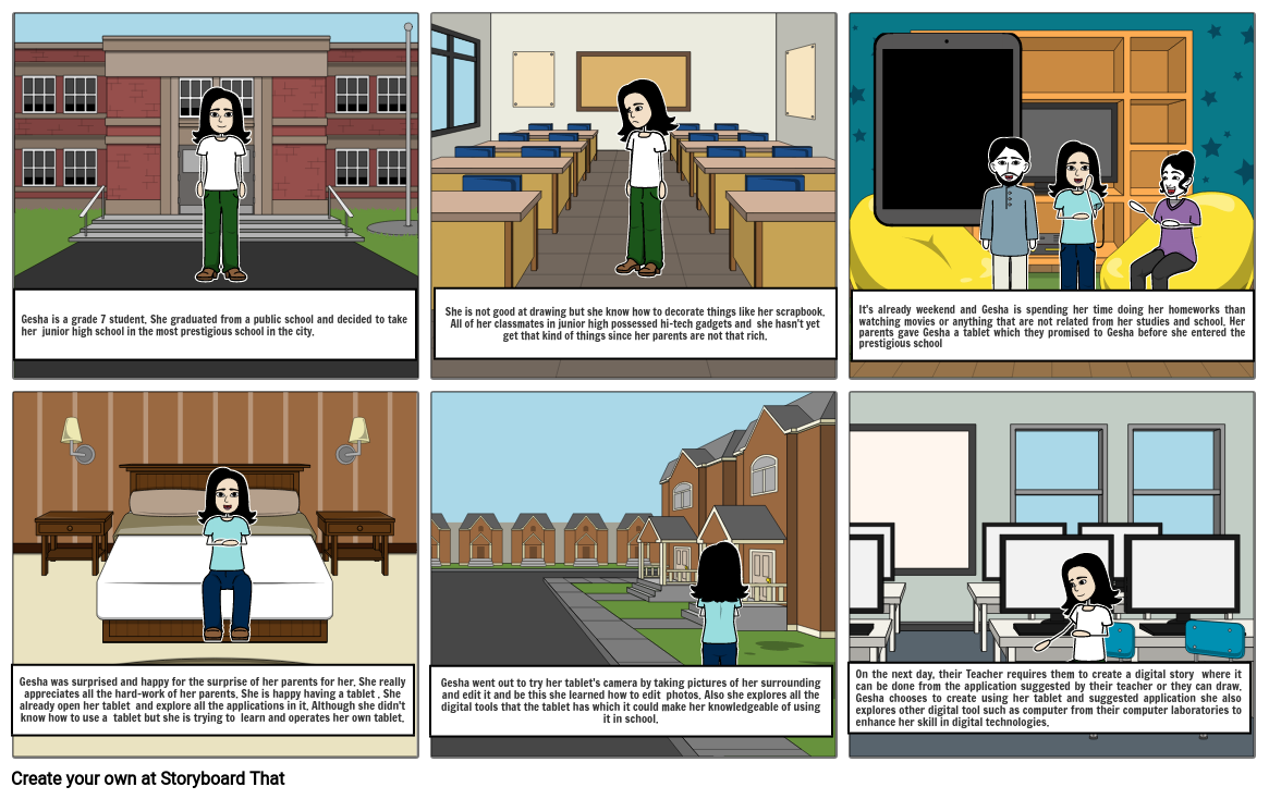 Digital Storytelling Storyboard by a974fc4c