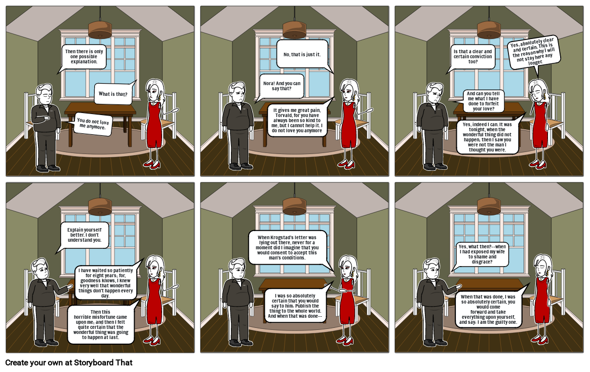 A Doll&#39;s House Digital Storyboard