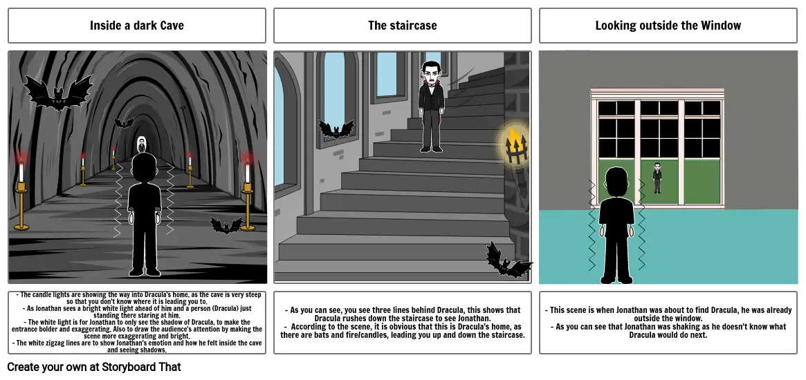 Story board- Dracula (English Sha Tin College)