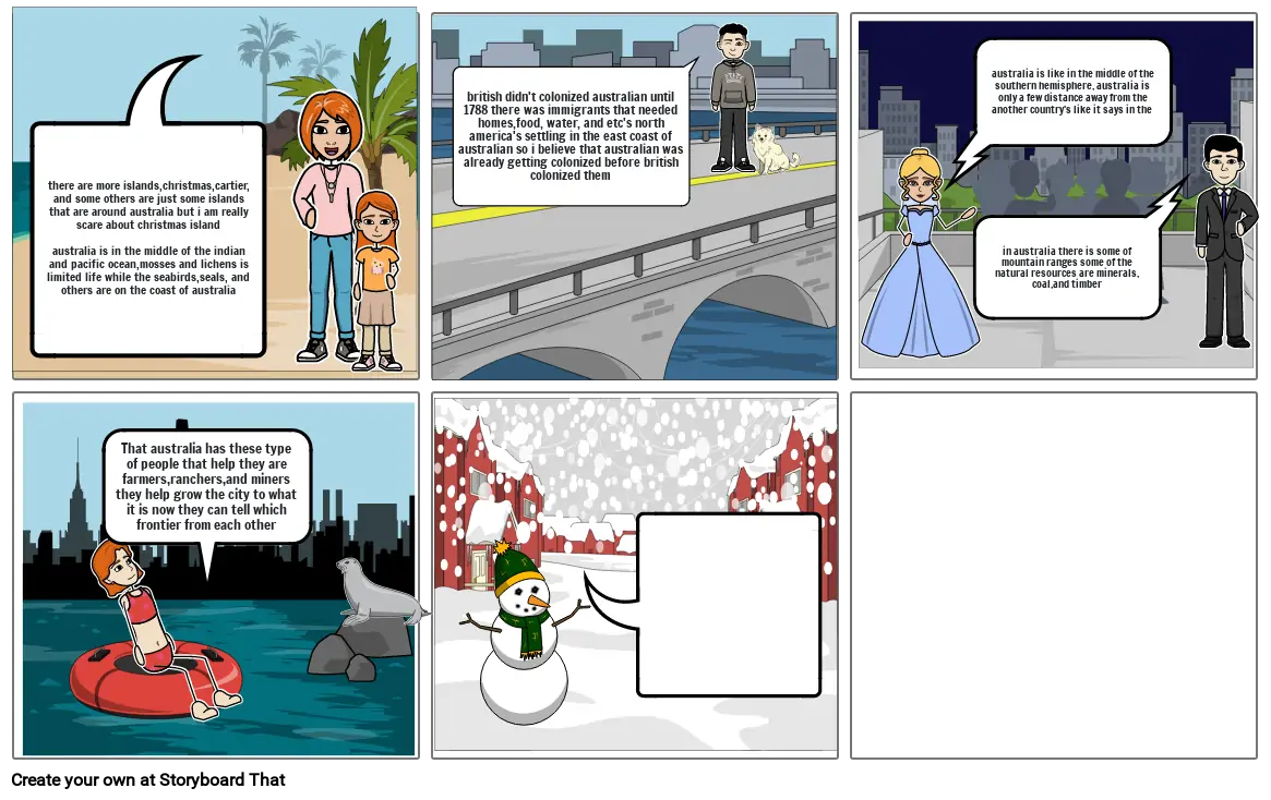 my australia storyboard