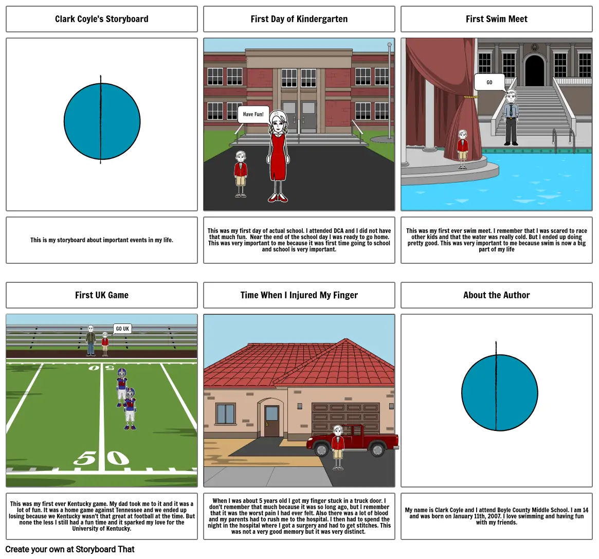 Clark Coyle&#39;s Storyboard