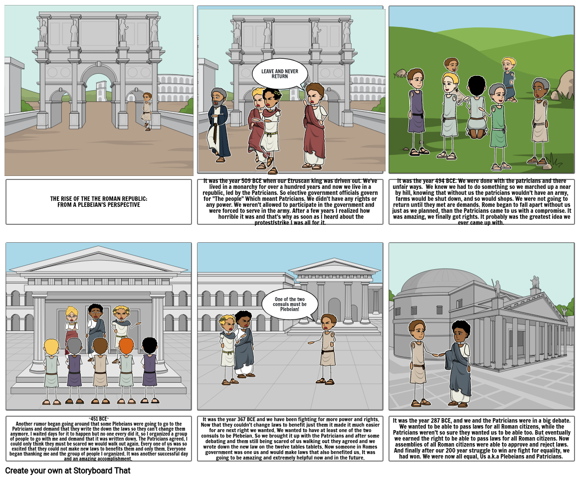 The Rise Of The Roman Republic Storyboard by aa23d59e