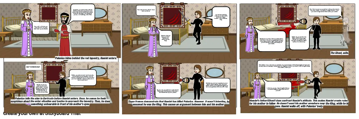 ACT III, SCENE 4- COMIC STRIP