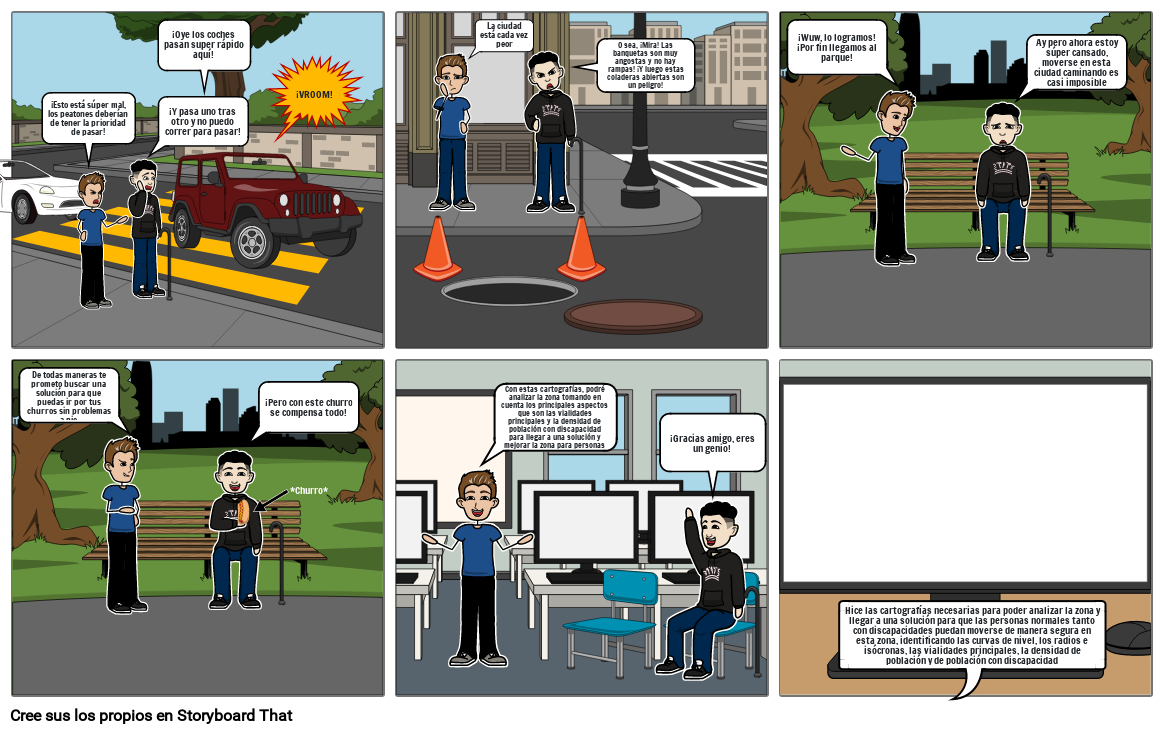 Storyboard Modelación Geomática