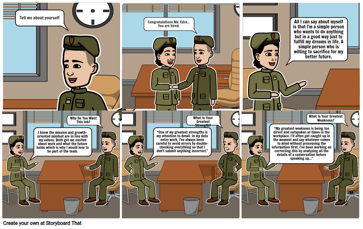 HR Department Storyboard by aaf270e2