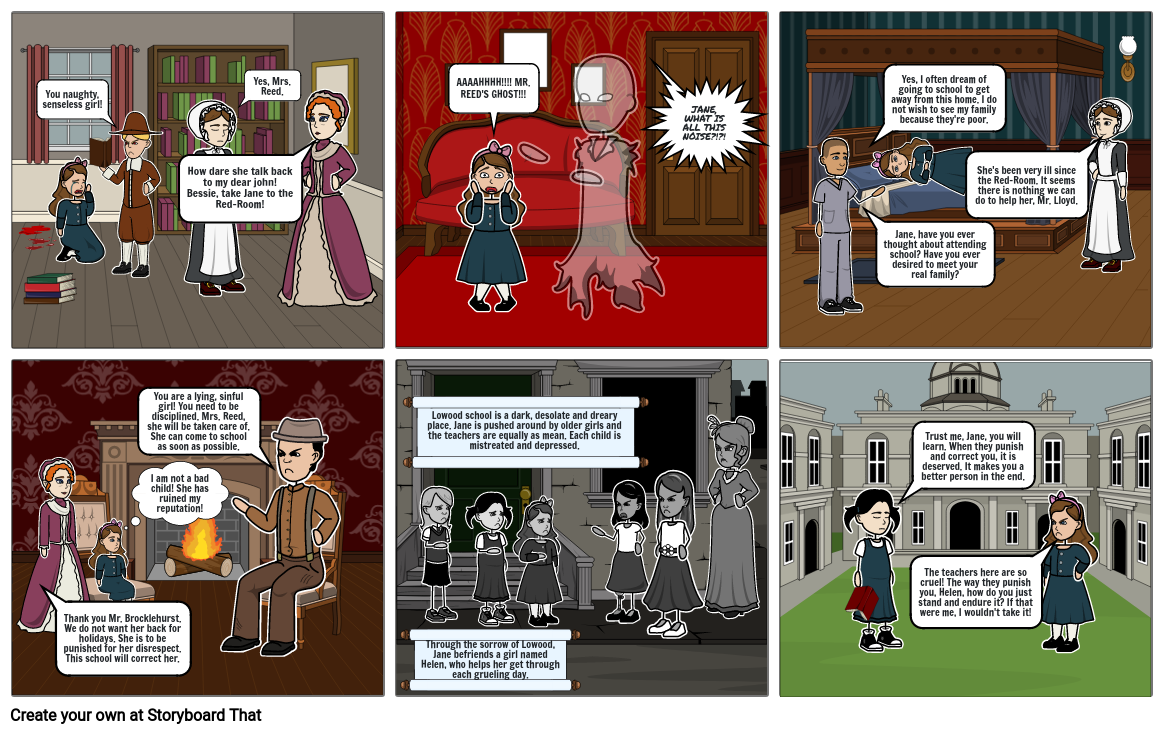 Jane Eyre Storyboard por aafb864c