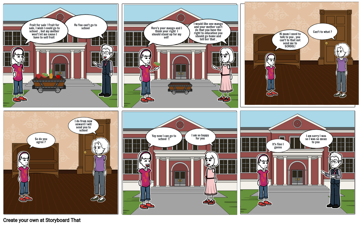 Right To Education Storyboard By Aarna83755