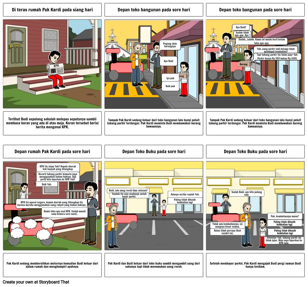 storyboard Lima Nol-Nol