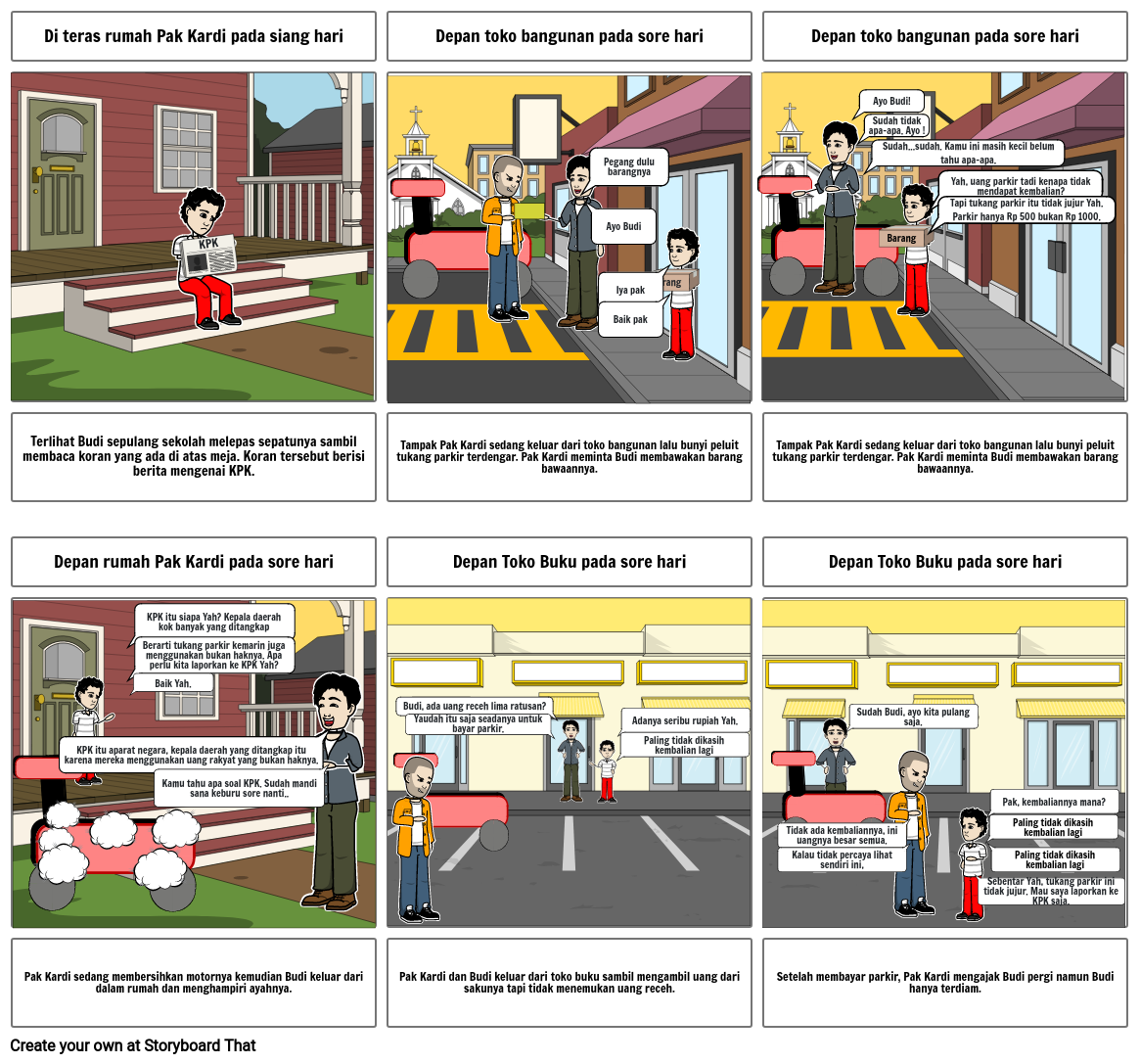 storyboard Lima Nol-Nol