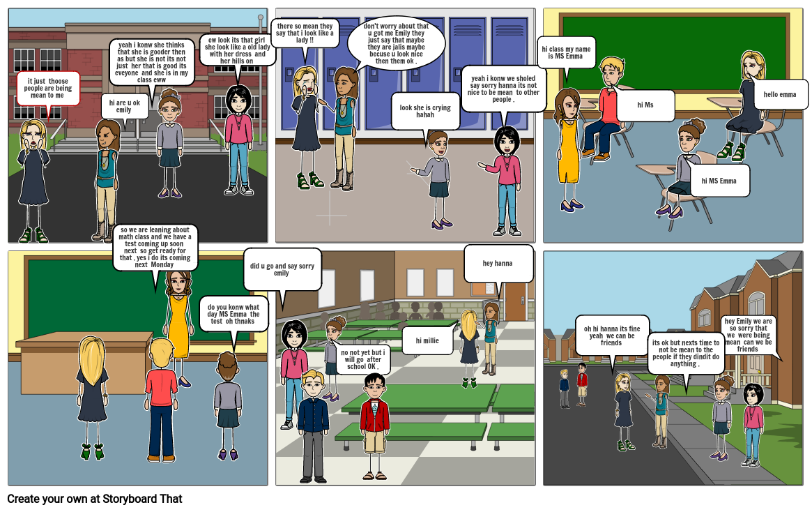 story about bulling Storyboard by ab41ca15