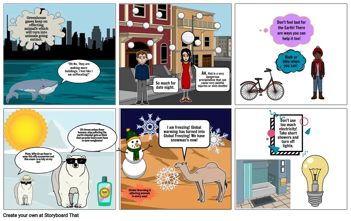 My Climate Change Comic Strip-Hiba Mir