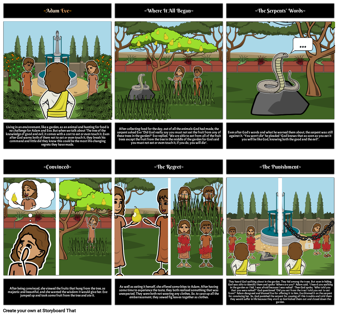 Adam & Eve~ Storyboard por abd68570