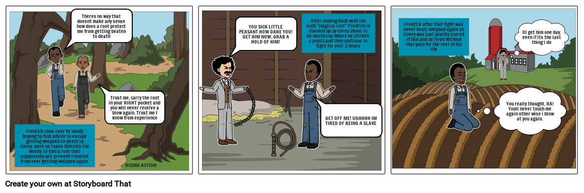 Fredrick Douglass Storyboard