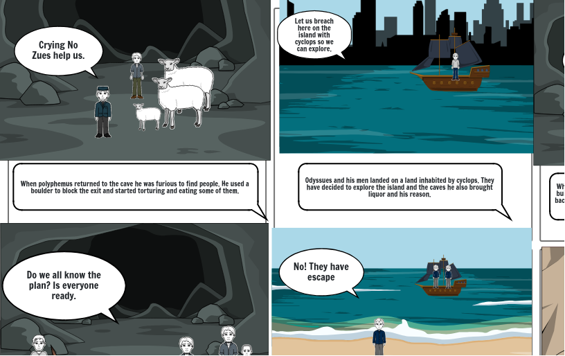 The Odyssey Comic Strip