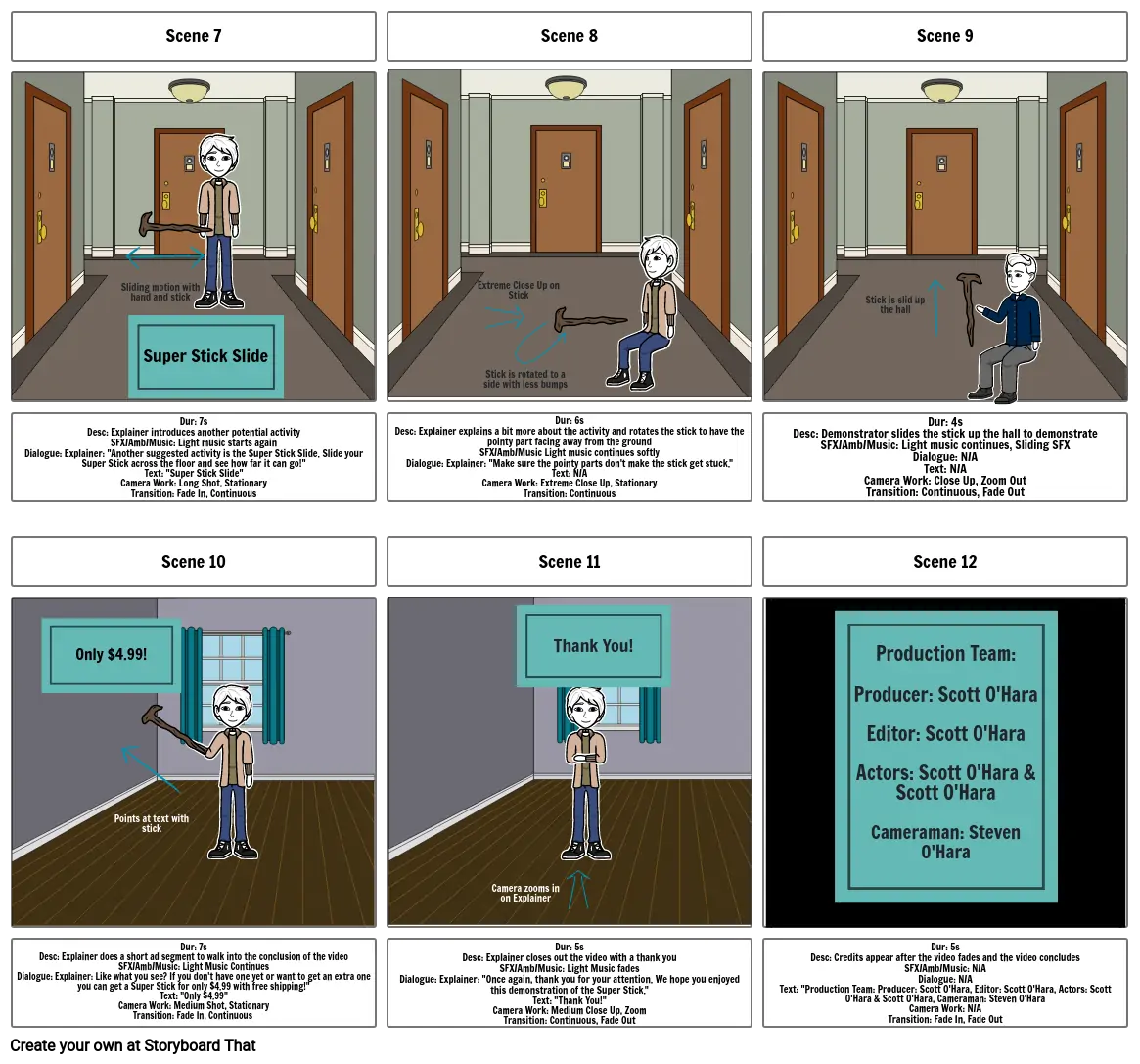 My Super Stick: How to use Storyboard Pt. 2