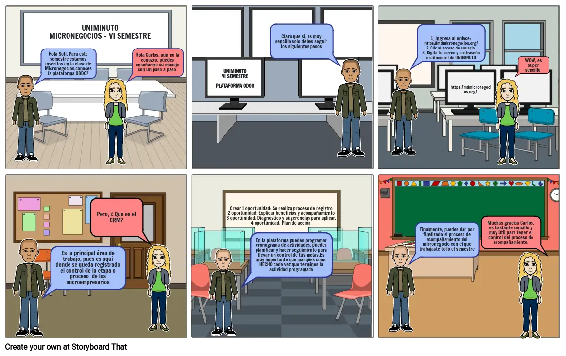 STORYBOARD PLATAFORMA ODOO