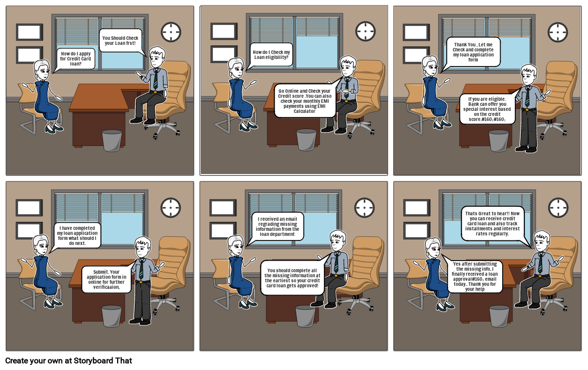 Bank Management Storyboard By Acd24626