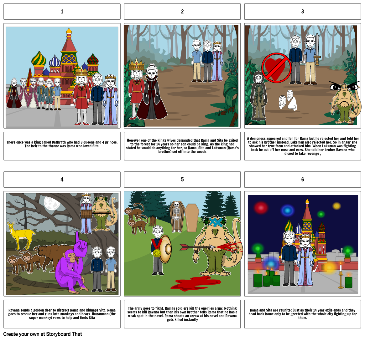 Rama+Sita Storyboard por acee4766