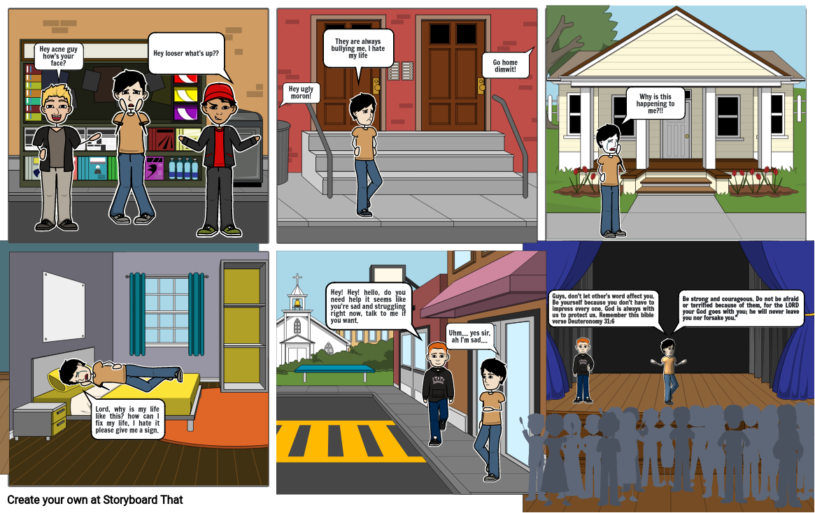 Bullied Storyboard By Ad44f88f