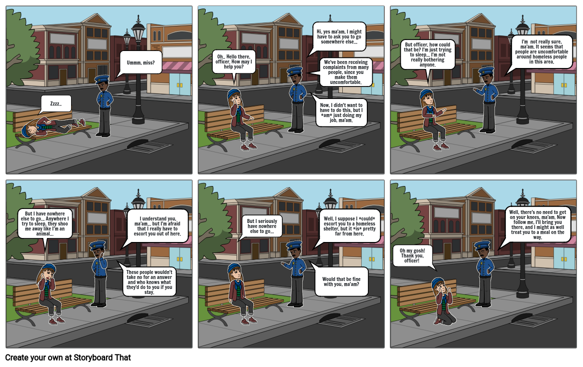 Unfair Situation in Society Storyboard by ad70704e