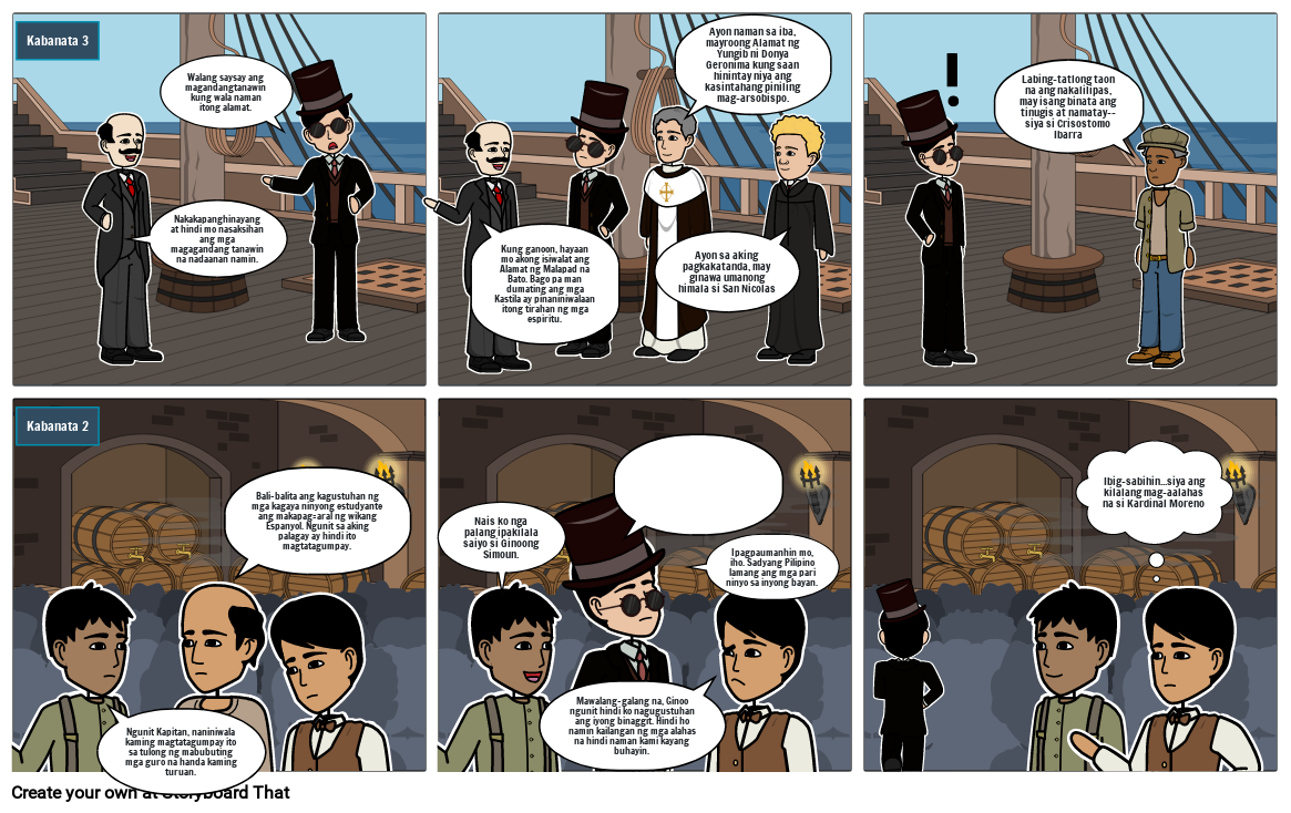 El Filibusterismo Storyboard By Ad765bef