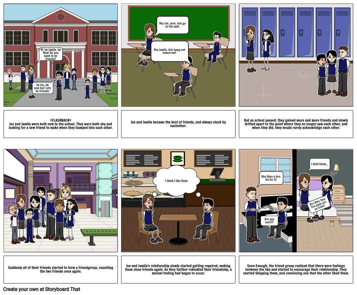 Healthy Relationships Summative Storyboard af addd38ee