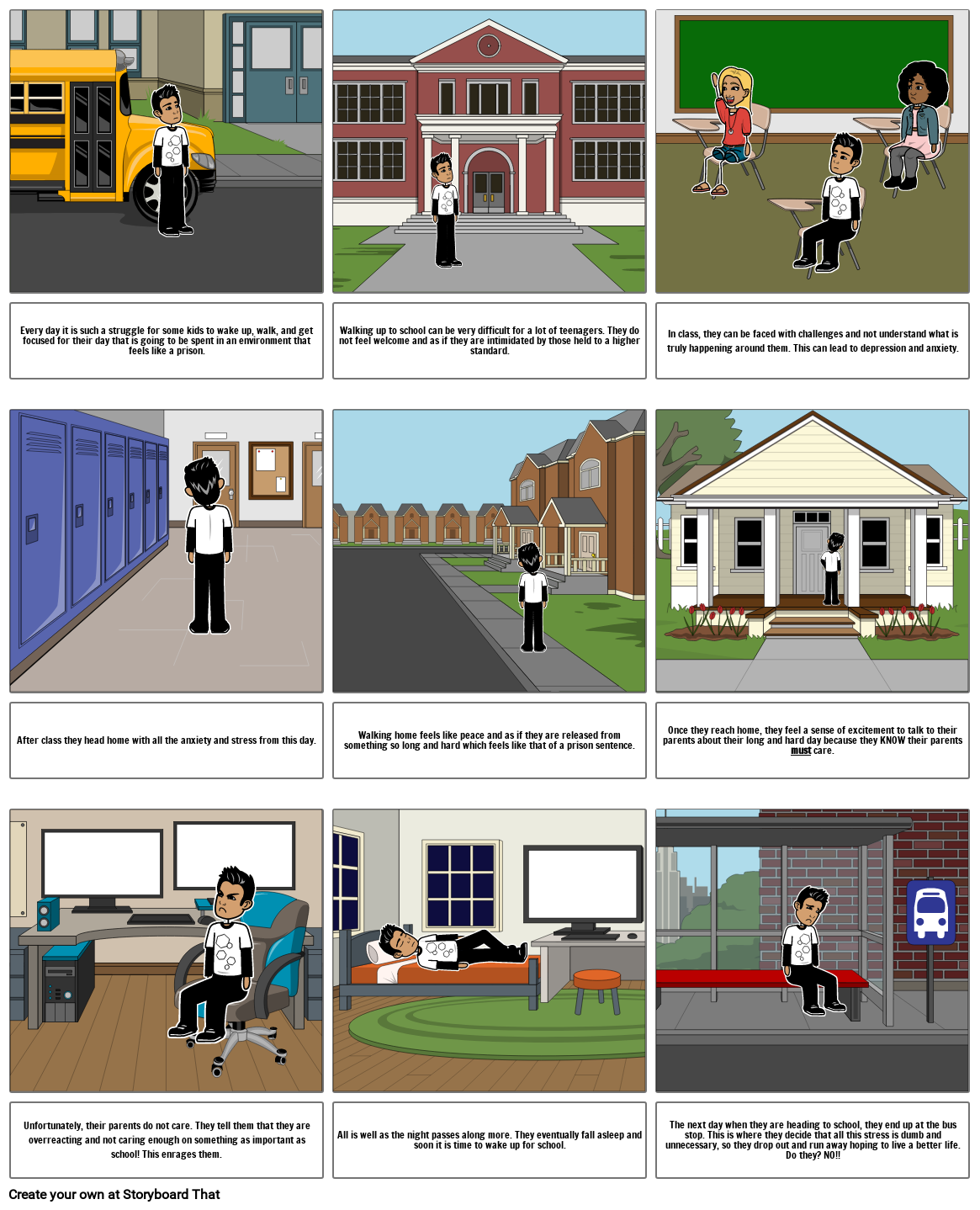 Why Students Drop Out Storyboard por addisonphillips3100