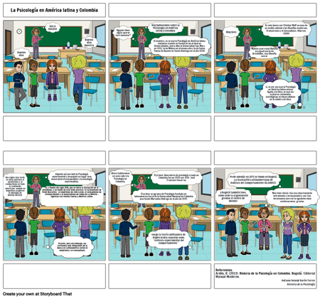 PSICOLOGIA EN AMERICA LATINA Y COLOMBIA COMIC 1