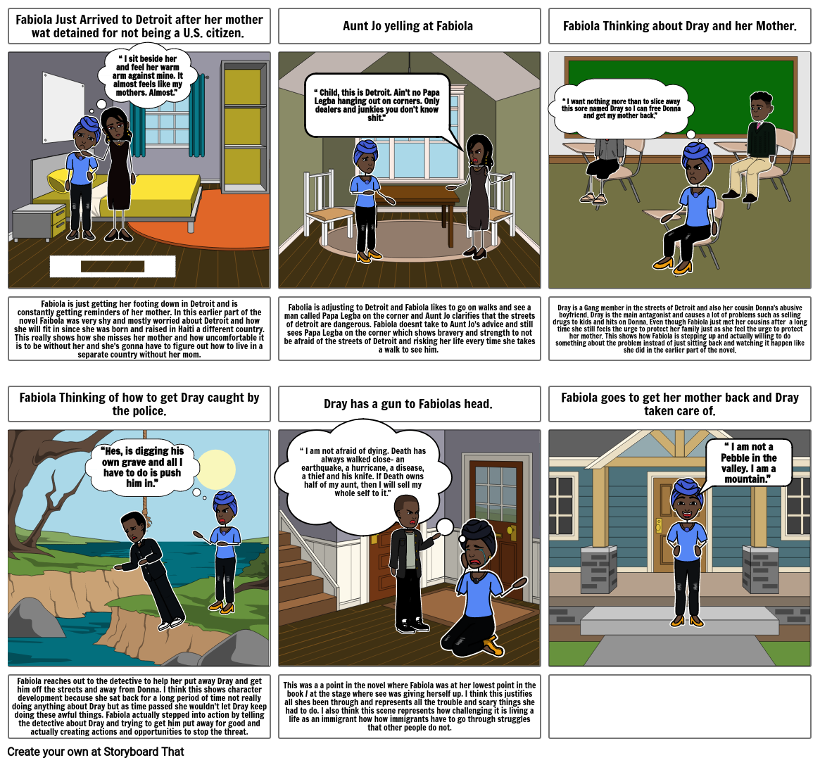 Storyboard  - American Studies - Nicholas Scully