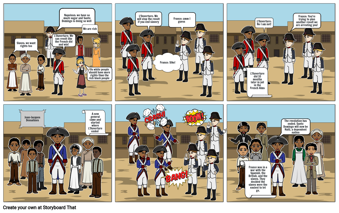 Haitian Revolution Storyboard by aee115e6